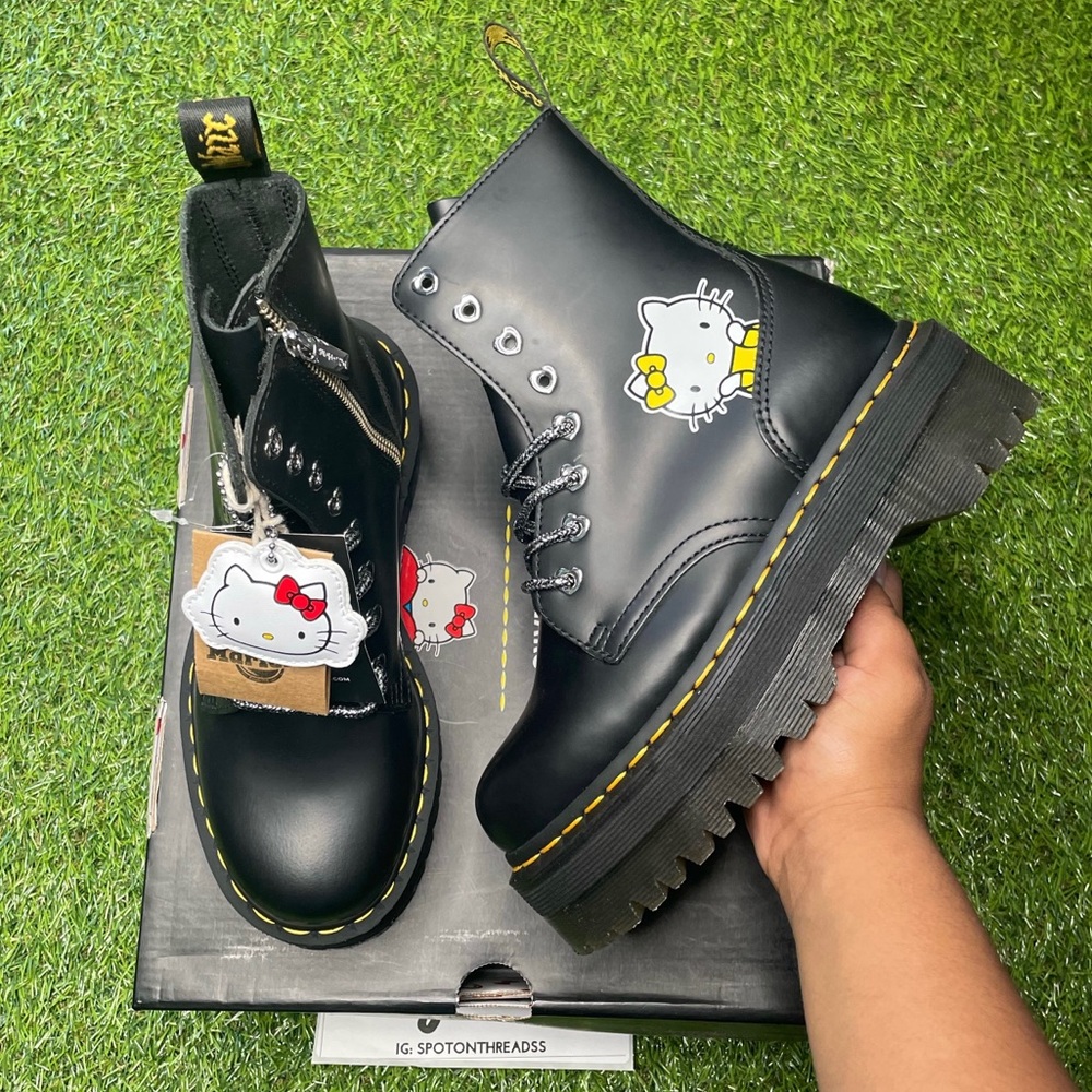 Dr. Martens Jadon’s women’s Hello Kitty Sanrio Platform boots
